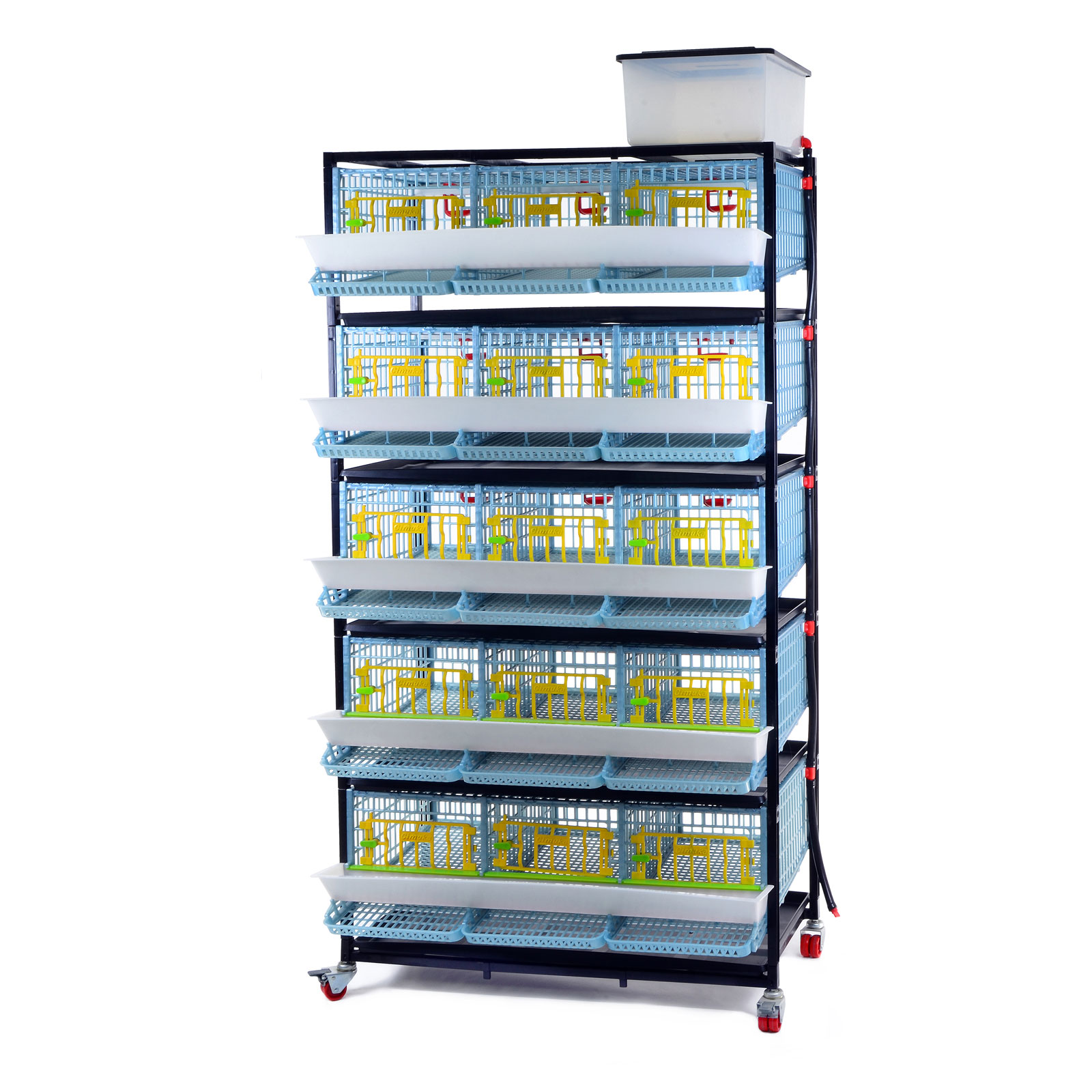 Quail Layer Cages  - 15 Section / 5 Tier